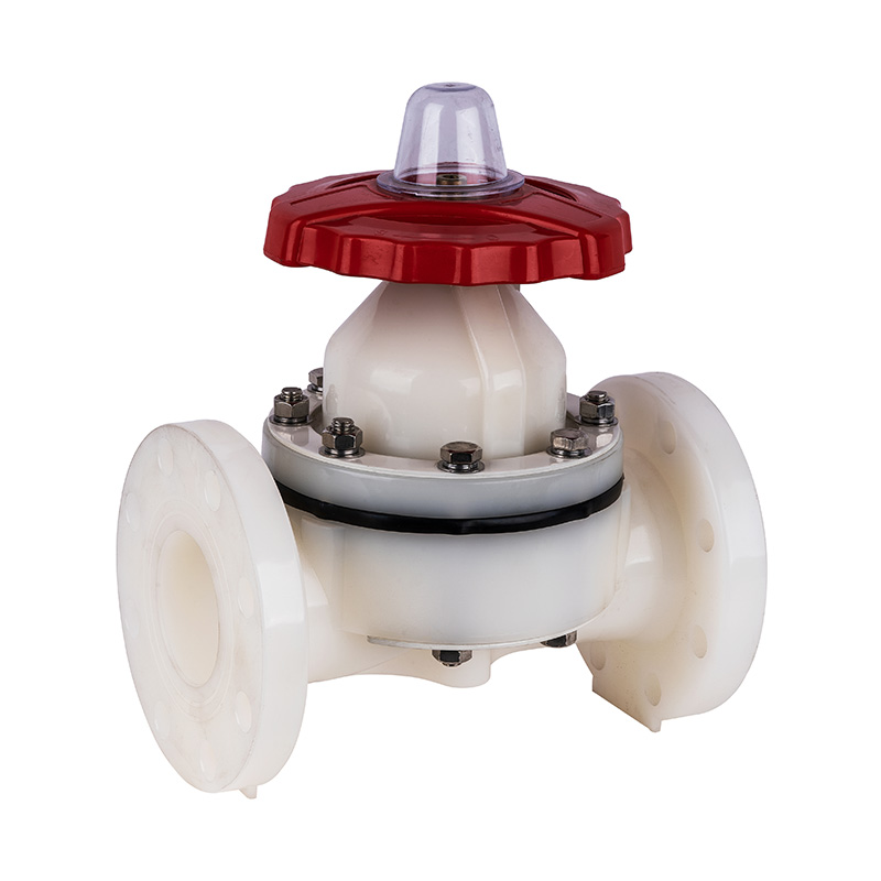 PVDF G41F-10F法蘭式隔膜閥 DN15-300國標