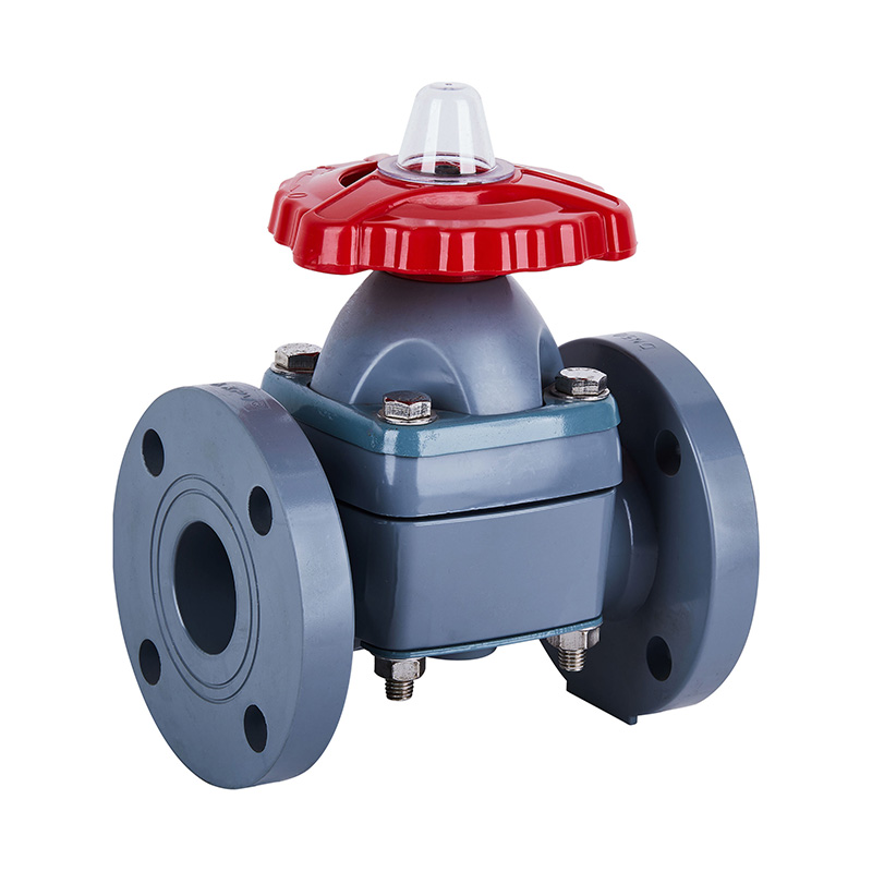 PVC-C G41F-10V 法蘭式隔膜閥DN20、DN32-150  20A、32A-150A日標